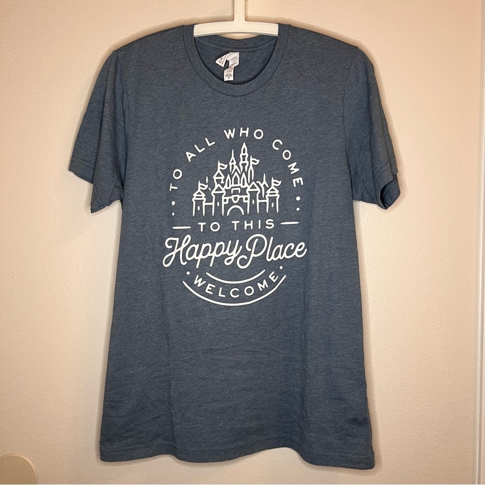 Light Blue Walt’s Welcome Speech Disneyland T-Shirt